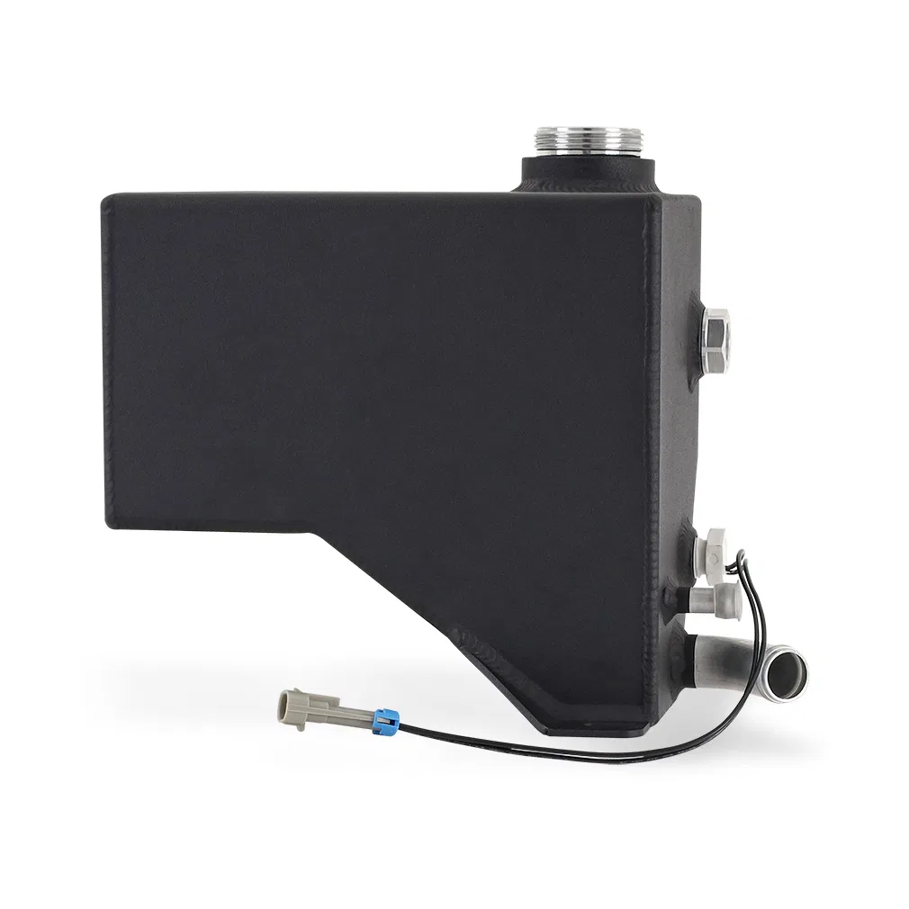 MMRT-DMAX-01MWBK – MISHIMOTO Coolant Reservoir, OE Replacement 0.65 Gallon Liquid Capacity Aluminum Micro-Wrinkle Bla...